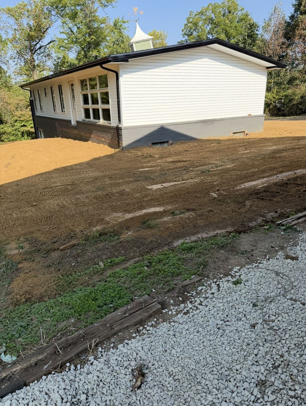 Grading around structure